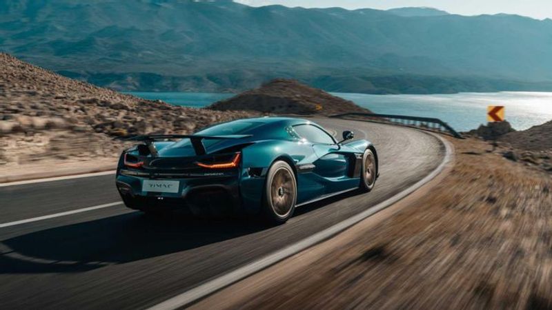 Rimac Nevera rear
