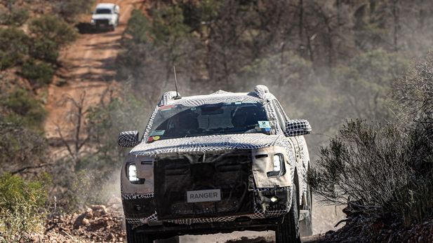 New Ford Ranger Shown Offroad Testing