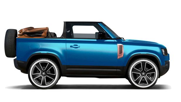 Land Rover Defender Going Topless