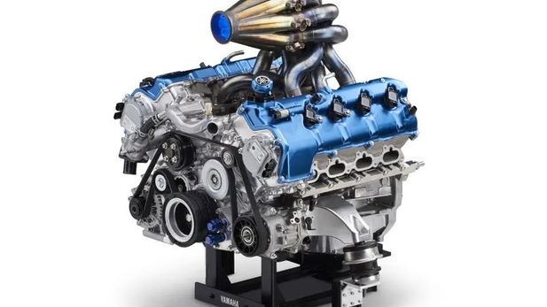 Yamaha redesigns Toyota V8 to run hydrogen