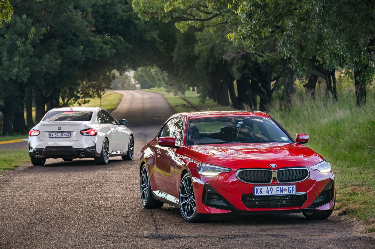 BMW 2 Series Coupe front and rear