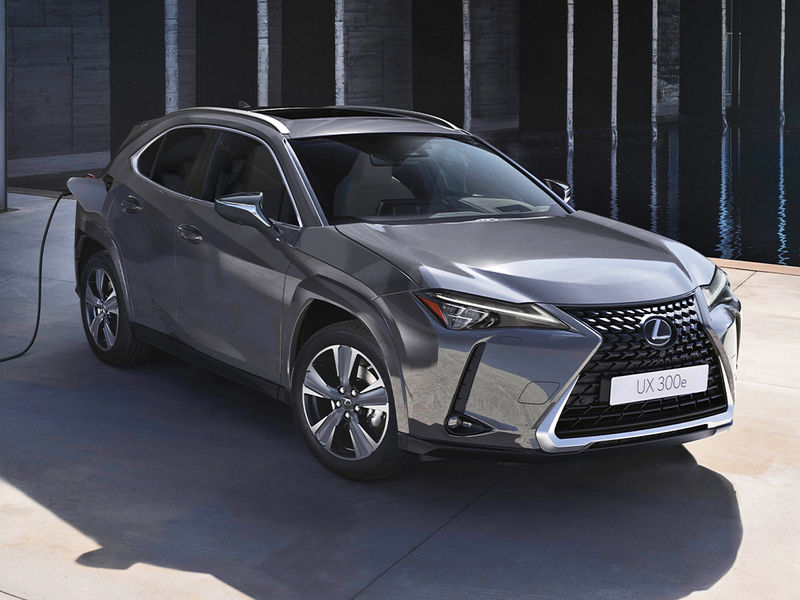 Lexus ux hybrid on sale electric range