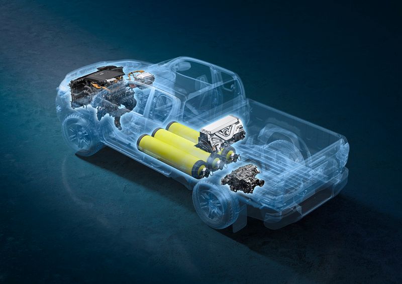 Hydrogen-Powered Hilux