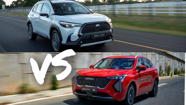 Haval Jolion Hybrid Vs Toyota Corolla Cross Hybrid: Which is the better ...