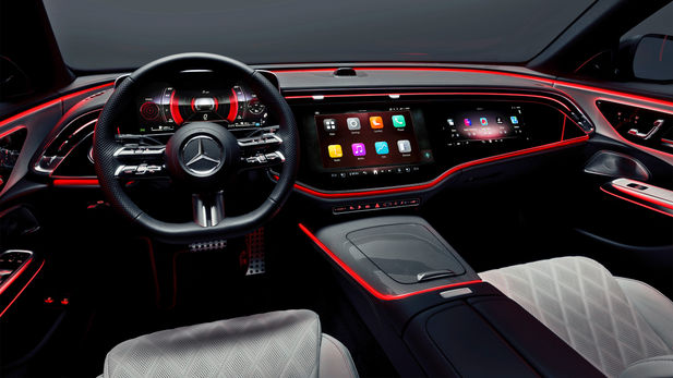 New Mercedes-Benz E-Class ‘Superscreen’ Has Built-In Selfie Camera