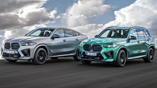 Refreshed BMW X5 and X6 M Competition Go Mild-Hybrid