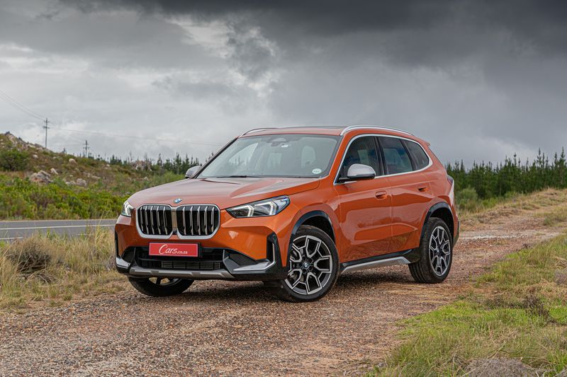 2023 BMW X1 front three-quarter view.