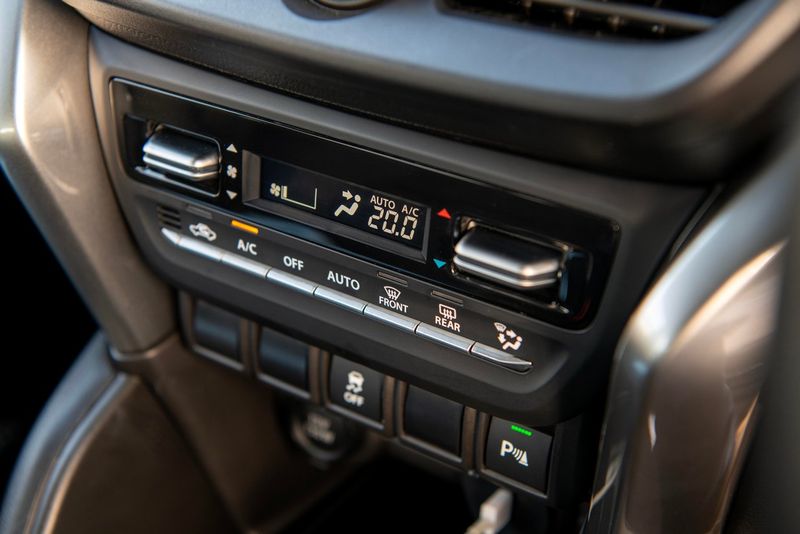 2023 Urban Cruiser single-zone climate control console.