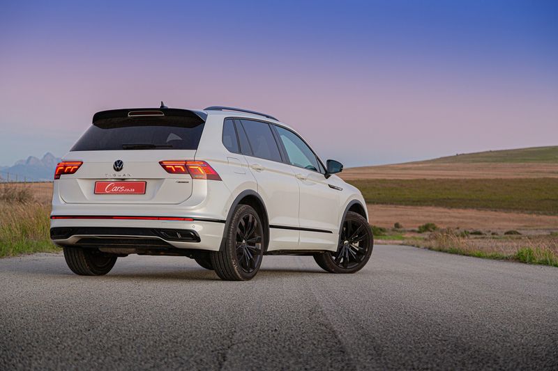 Volkswagen Tiguan Diesel rear three-quarter view.