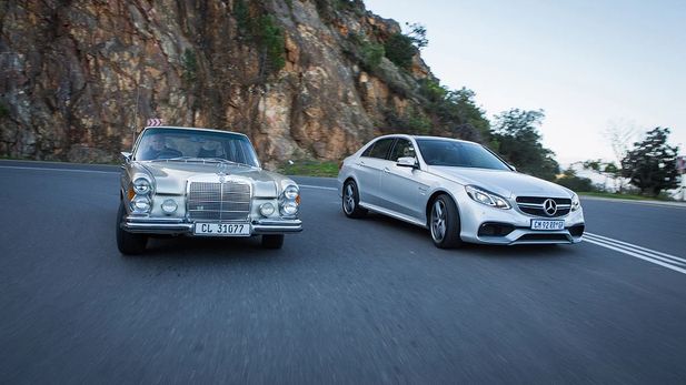 Mercedes-Benz 300SEL 6.3 vs E63 AMG (W212): Classic Comparison