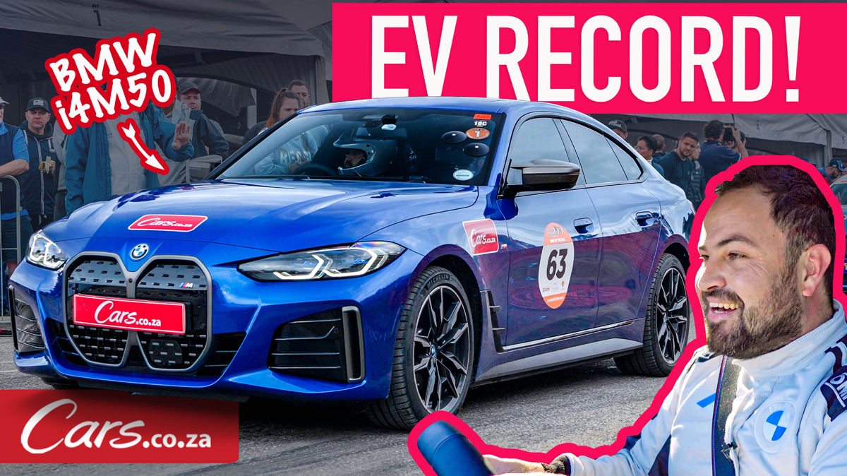 Watch Ciro break an electric-car record in a BMW i4 M50