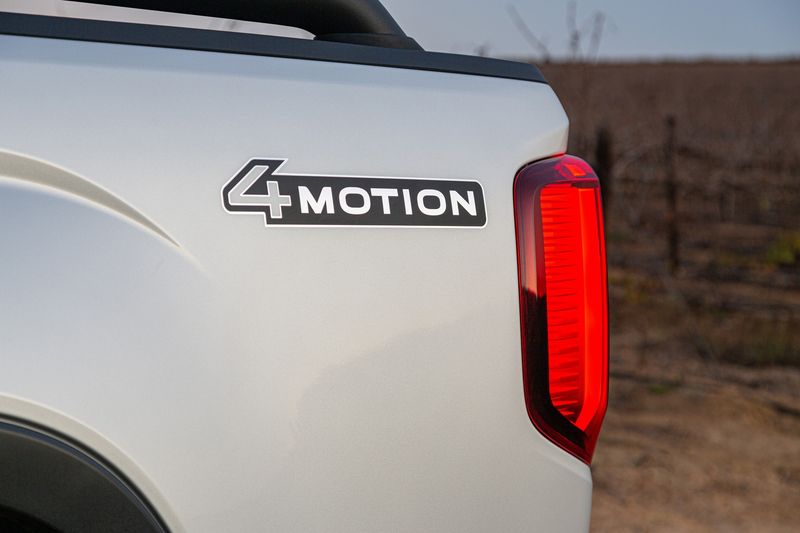 The 2023 Volkswagen Amarok Panamericana is equipped with 4Motion four-wheel drive.