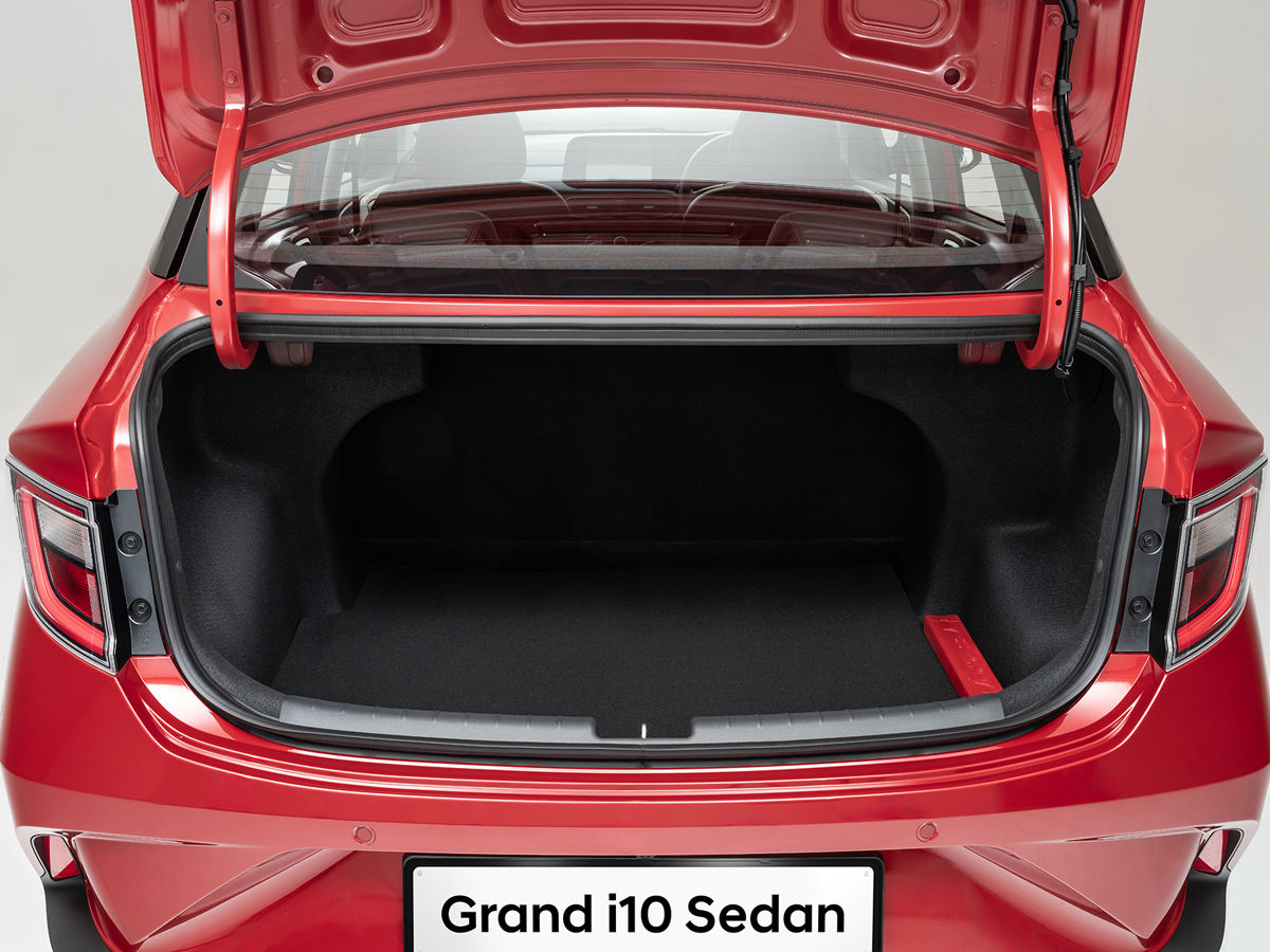 OPPL Trunk Liner For Hyundai I10 II BA Hatchback 2013+ - Black Plastic Cargo Mat 8 thumbnail image