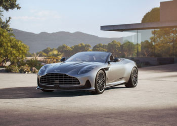 Aston Martin DB12 Volante muscles in