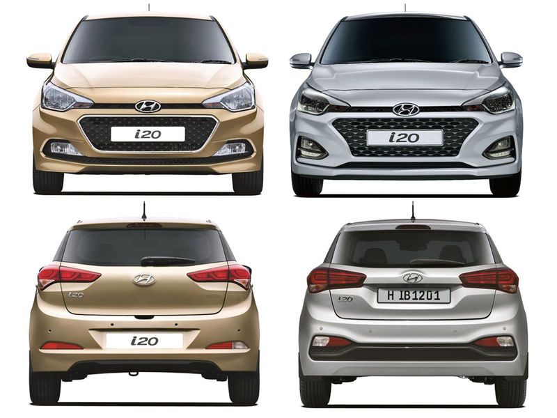 Hyundai i20 pre-facelift vs facelift