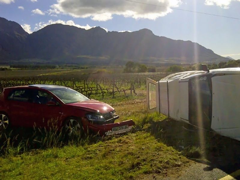 Volkswagen Golf 7 GTI crash