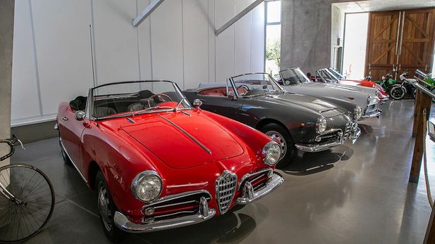 Alfa Romeos galore at Museo Della Passione