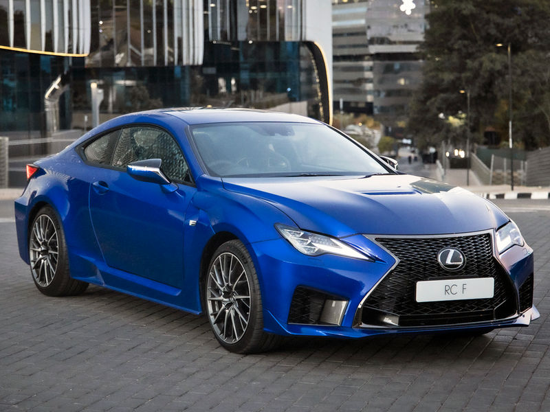 Lexus RC F front three-quarter