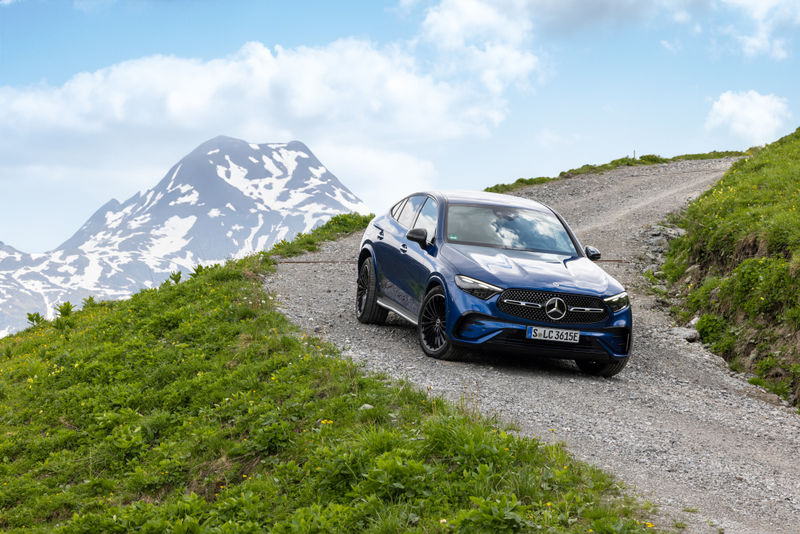 Mercedes-Benz GLC Coupe mountains