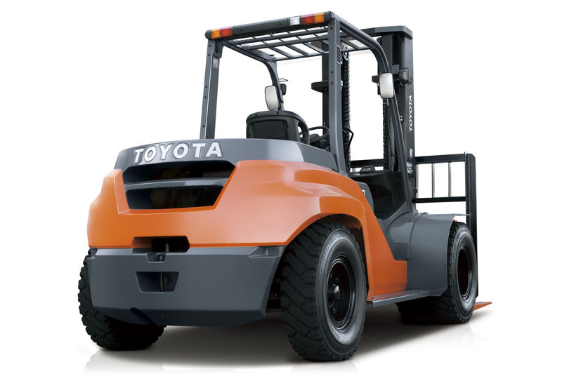 Toyota is a major producer of forklifts, which get shipped across the globe.
