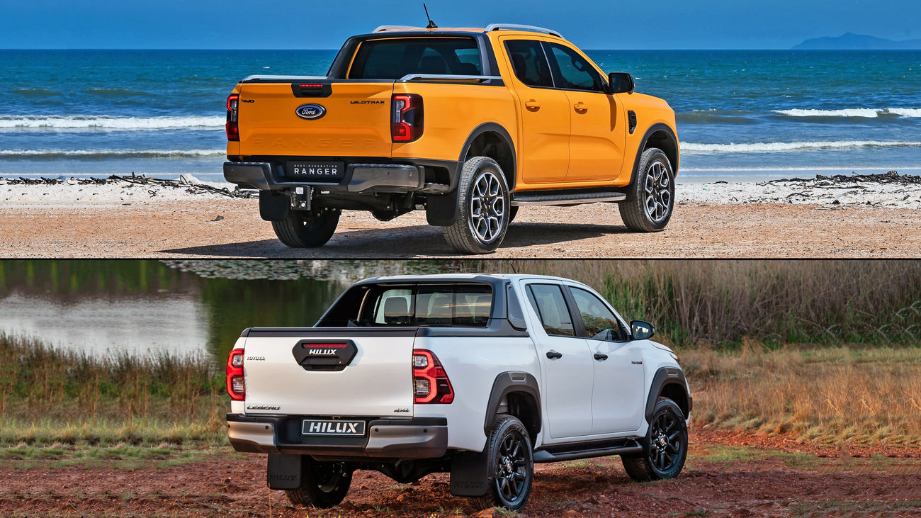 South Africa's best-selling double-cab bakkies last month