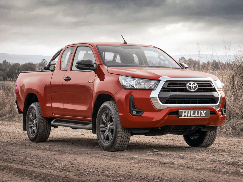 South Africa's best-selling double-cab bakkies last month