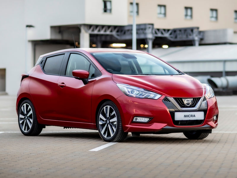 5th-gen Nissan Micra front three-quarter view