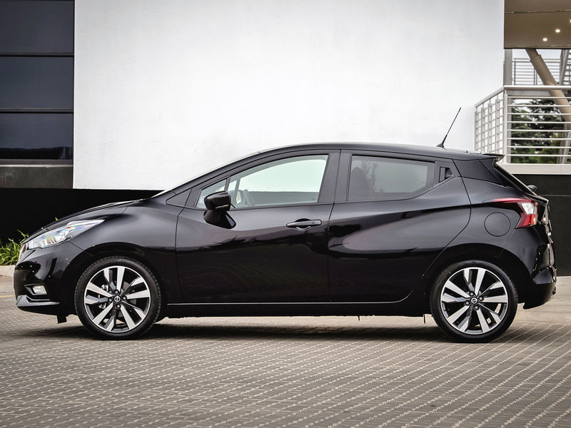 5th-gen Nissan Micra profile view