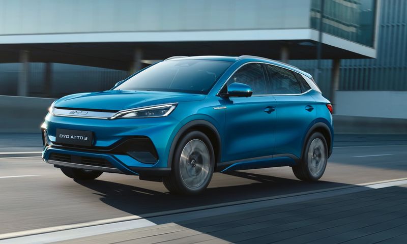 BYD Atto 3 cheapest electric cars in south africa