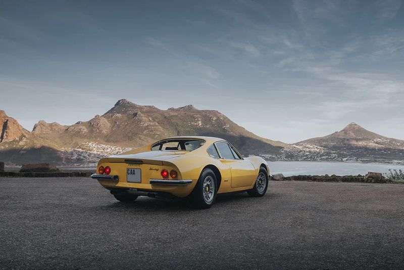 Dino 246 GT rear three-quarter view