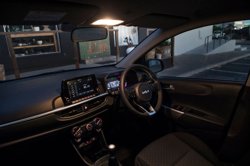 2024 Kia Picanto cabin.