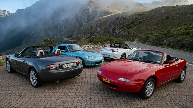 Mazda MX-5: All 4 Generations Driven