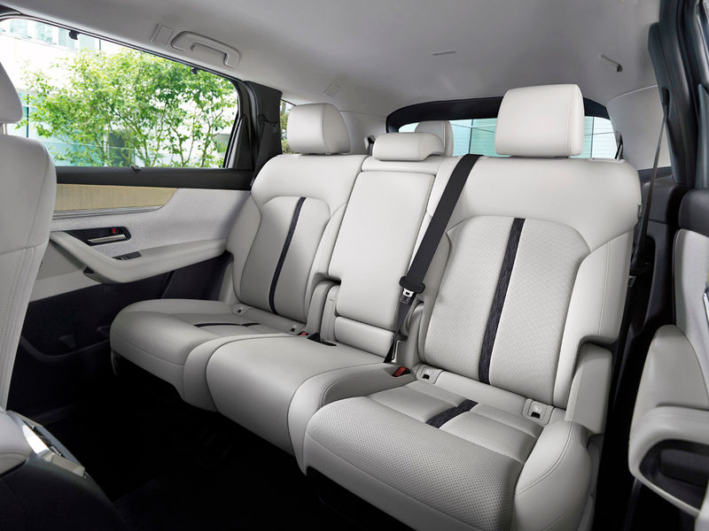 Mazda CX-80 middle row of seats