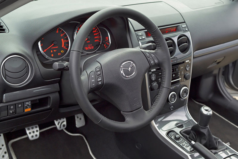 Mazda6 MPS sports sedan cabin.