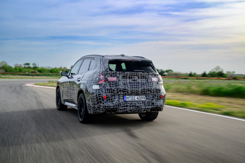 All-New BMW X3 prototype rear