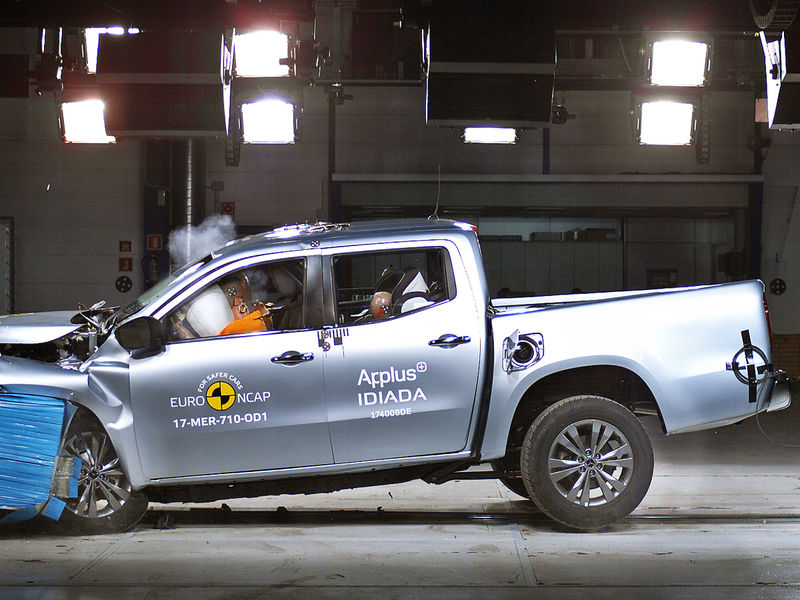 Euro NCAP crash test of Mercedes-Benz X-Class