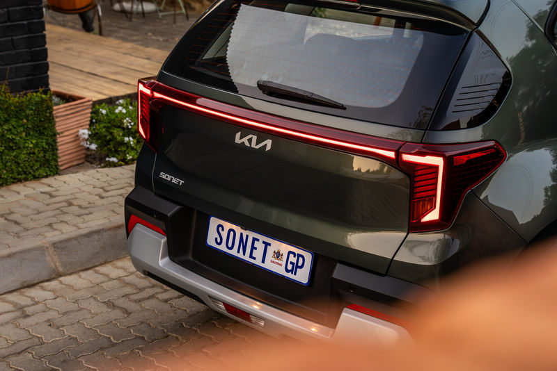 Facelifted Kia Sonet rear