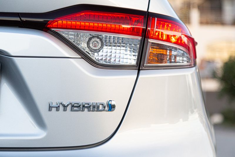 2024 Toyota Corolla Hybrid boot lid emblem