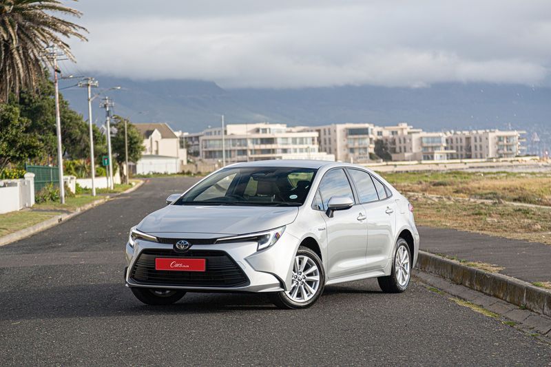 2024 Toyota Corolla Hybrid front three-quarter view.