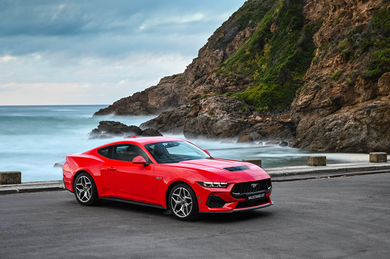 2024 Ford Mustang front three-quarter view