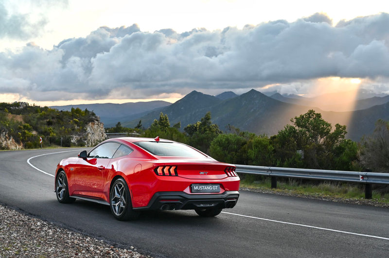 2024 Ford Mustang rear-three quarter tracking