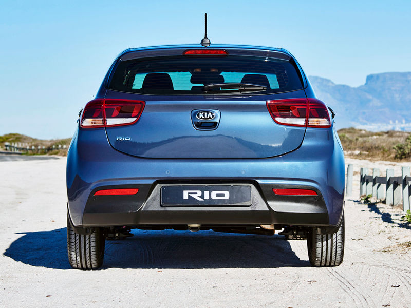 4th-gen Kia Rio rear view