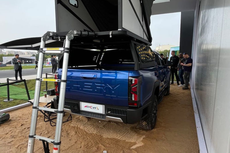 KP11 Chery bakkie concept rear view