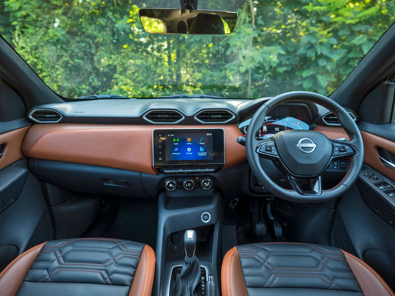 Facelifted Nissan Magnite cabin
