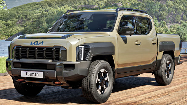 Kia Tasman double-cab bakkie revealed