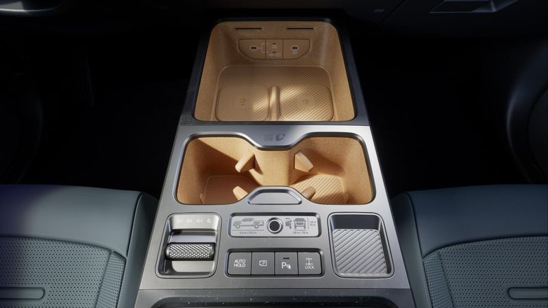 Kia Tasman centre console