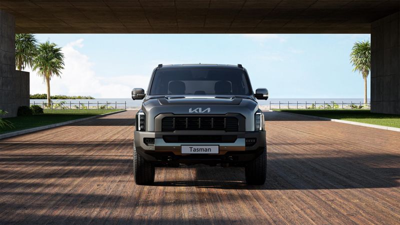 Kia Tasman front on