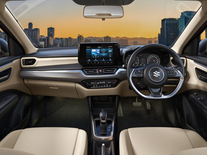 Suzuki Dzire cabin