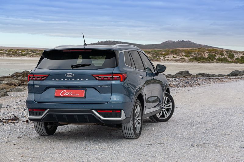 Ford Territory Titanium rear view.