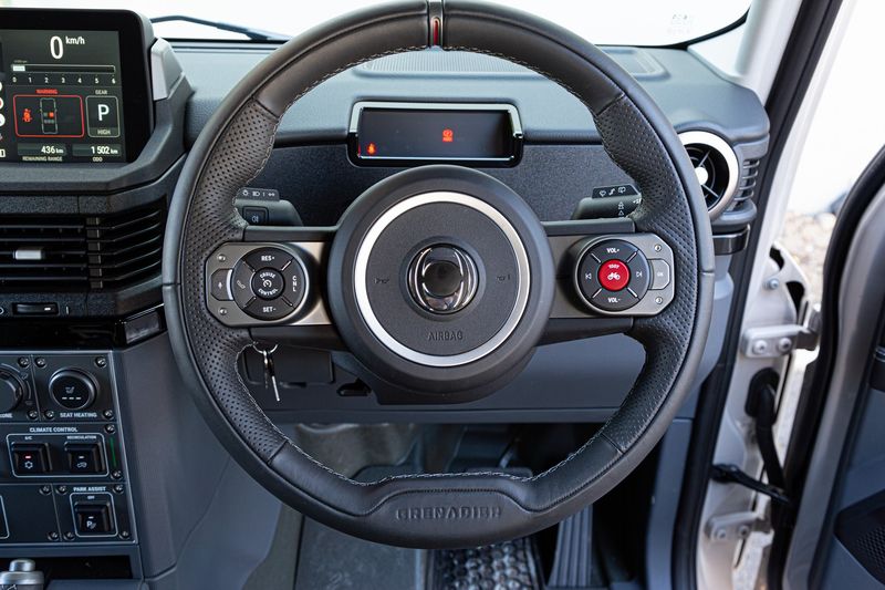 Ineos Grenadier Diesel steering wheel